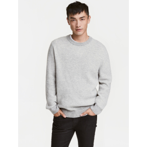 Джемпер H&M L.O.G.G. XAZ059806SMFU L Сірий (DD8000001270893) краща модель в Рівному