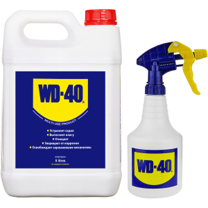 Универсальный аэрозоль (смазка) WD-40 Канистра с распылителем 5 л (5032227485068) лучшая модель в Ровно