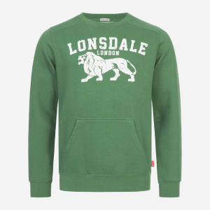 Світшот Lonsdale KERSBROOK 117135-5005 XXL Bottle Green/Ecru (4251522380569)