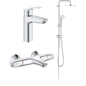 Набір змішувачів GROHE Eurosmart New UA34102TS0 (23324003+34155003+27389002) в Рівному