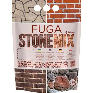 Затирка Заповнювач швів Polimin Fuga Stonemix білий 5 кг в Рівному