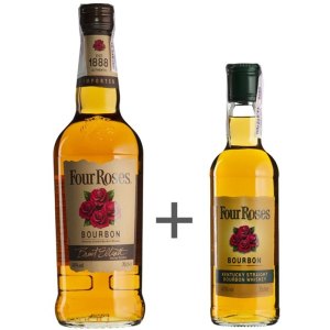 купити Набір віскі бурбон Four Roses, 0.7 л 40% + 0.35 л (1121000056633)