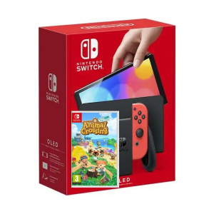 Nintendo Switch (OLED model) Neon Blue-Red + Гра Гра Animal Crossing: New Horizons (російська версія) в Рівному