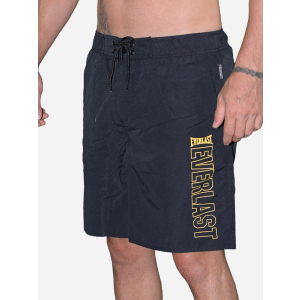 хороша модель Шорти пляжні Everlast Mens Swim Short With Contrast Print On Leg EVR9925 S Чорні (0659153886841)