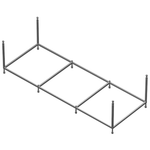 Каркас для ванни AM.PM Spirit 180х80 (W72A-180-080W-R2) краща модель в Рівному
