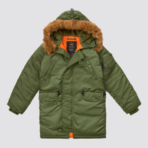 Зимова куртка Alpha Industries Youth N-3B YJN44500C1 110 см (YXXS) Sage (640631761743) в Рівному