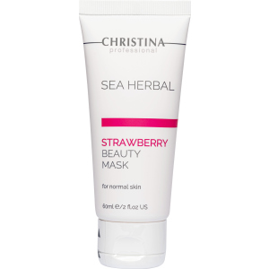 Клубничная маска красоты Christina Sea Herbal Beauty Mask Strawberry 60 мл (7290100360569) ТОП в Ровно