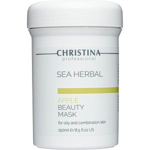 Яблочная маска красоты Christina Sea Herbal Beauty Mask Green Apple 250 мл (7290100360576) лучшая модель в Ровно