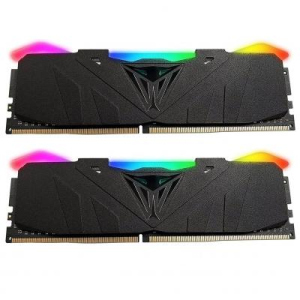 Модуль пам'яті для комп'ютера DDR4 16GB (2x8GB) 3200 MHz Viper RGB Black Patriot (PVR416G320C6K) в Рівному