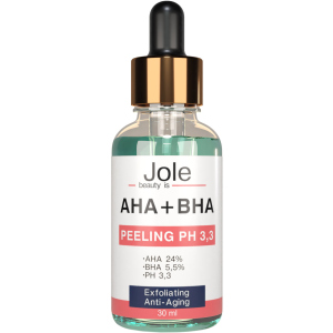 Пилинг для лица Jole Peeling Complex с комплексом кислот AHA+BHA pH 3.0 30 мл (4820243881053)