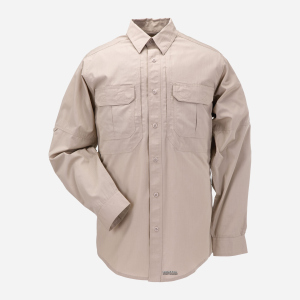 Рубашка тактическая 5.11 Tactical Taclite Pro Long Sleeve Shirt 72175 XXL TDU Khaki (2000000111919) ТОП в Ровно