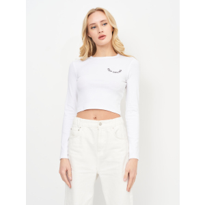 Топ Bershka 7603/545/250 L Белый (SZ07603545250041) лучшая модель в Ровно