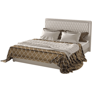 Ліжко Aqua Rodos Кристал 180 х 200 см Бежевий (АР000031945) краща модель в Рівному