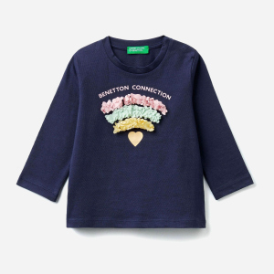 Футболка з довгими рукавами United Colors of Benetton 3I1XC14U6.P-252 82 см (8032590762800)