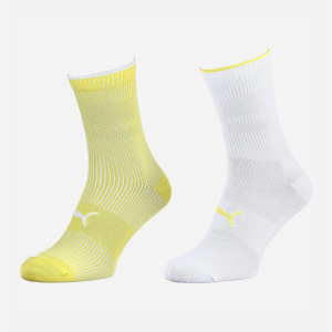 Носки Puma Sock Classic 2P Women 103003001-013 39-42 2 пары Жёлтый/Белый (8718824799087) в Ровно