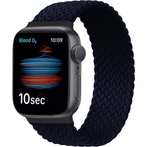 Ремінець Promate Fusion-40L для Apple Watch 38-40 мм 1/2/3/4/5/6/7/SE Charcoal (fusion-40l.charcoal) в Рівному