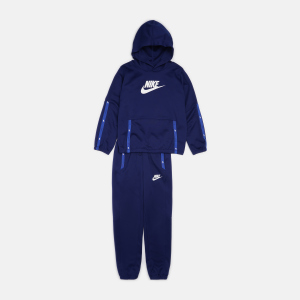 Спортивний костюм дитячий Nike U NSW Tracksuit Poly Pack Hook DD8552-492 146-158 см L Синій (0195238050788) надійний