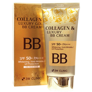 ВВ-крем для лица 3W Clinic Collagen & Luxury Gold BB Cream SPF50+/PA+++ 50 мл (8809331318875) в Ровно