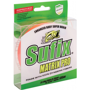 Шнур Sufix Matrix Pro 135 м 0.18 мм 13.5 кг PE1 30 LB Orange (DS1WT0204gFB1P) ТОП в Ровно