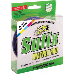 Шнур Sufix Matrix Pro 250 м 0.12 мм 8.1 кг PE0.6 18 LB Multi (DS1CB0148uDC2P) лучшая модель в Ровно