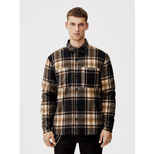 Куртка-рубашка Pull & Bear 9474/513/800 L Коричневая в клетку (09474513800043) ТОП в Ровно