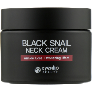 Омолаживающий крем для шеи с муцином улитки Eyenlip Black Snail Neck Cream 50 мл (8809555251095) ТОП в Ровно