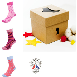 Набор носков The Pair of Socks 3P-111-PIN/BX 41-43 (3 пары) Разноцветный (4820234211081) лучшая модель в Ровно