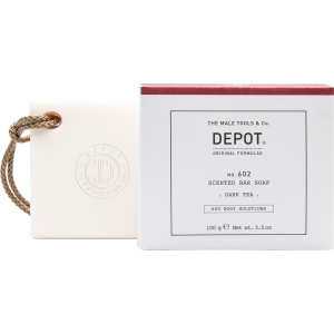 Мило для тіла Depot 602 Scented Bar Soap Dark Tea Темний чай 100 г (8032274111887) краща модель в Рівному