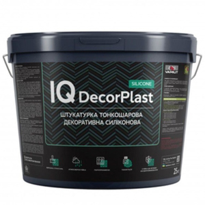 Силиконовая декоративная штукатурка Vamiut IQ DecorPlast SILICONE камешковый 1,0мм 25кг