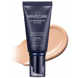 ВВ крем мужской натуральный Missha Mens Cure Fit SPF50+/PA++++ Dark Beige 40 мл (8809643532686) в Ровно