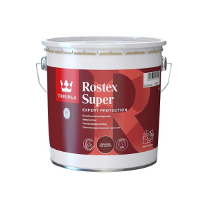 Грунт швидкосохнучий TIKKURILA ROSTEX SUPER для металу та оцинкування червоно-коричневий 3л в Рівному