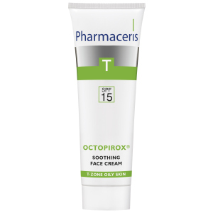 Заспокійливий крем для обличчя Pharmaceris T Octopirox SPF15 30 мл (5900717141711) ТОП в Рівному