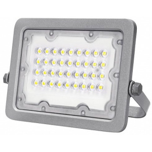 Прожектор світлодіодний Eurolamp SMD 20W 5000K сірий з радіатором (LED-FL-20)