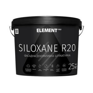 Фасадна штукатурка ELEMENT PRO SILOXANE R20 25 кг Біла ТОП в Рівному