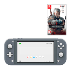 Набір Консоль Nintendo Switch Lite 32GB Grey Новий + Гра Nintendo Switch Witcher 3 Wild Hunt Complete Edition Англійська Версія Новий ТОП в Рівному