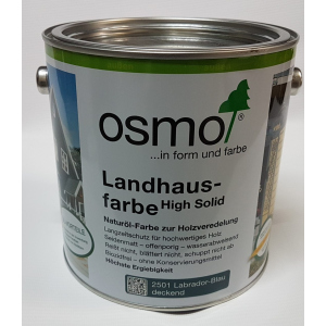 Непрозрачная краска для наружных работ OSMO LANDHAUSFARBE 2501 – (морская волна) 2.5 л. лучшая модель в Ровно