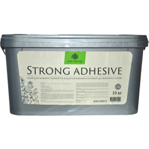 Клей для важких шпалер Kolorit Strong Adhesive 10 кг Білий (IG6546546867) ТОП в Рівному