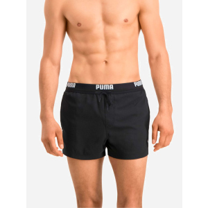 Пляжные шорты Puma Swim Men Logo Short Length Swim Shorts 90765903 XL Black (8718824814650) лучшая модель в Ровно