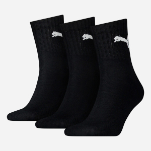 Набор носков Puma Unisex Short Crew Socks (3 Pack) 90611002 47/49 3 пары Black (8713537871174) рейтинг