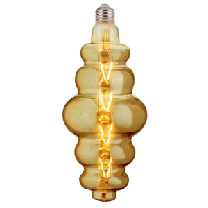 Лампа винтажная светодиодная филаментная (ретро) Horoz Electric Filament led ORIGAMI-XL 8W E27 2200K Янтар в Ровно