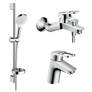 Комплект змішувачів Hansgrohe Logis Loop 1042019 (71150000+71244000+26553400) в Рівному