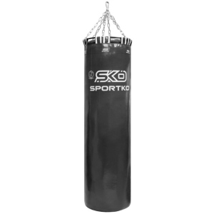 Мішок боксерський Sportko PVC 150 см з кільцем Чорний (SP-7018P05) в Рівному