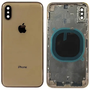 Кришка задня iPhone XS Max із рамкою Gold Copy ТОП в Рівному