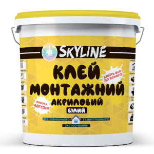 Клей монтажний акриловий універсальний SkyLine 12 кг. ТОП в Рівному