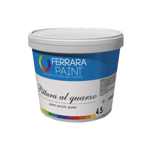 Грунт с кварцевой мукой FERRARA PITTURA AL QUARZO для декоративных штукатурок база W 4,5л ТОП в Ровно