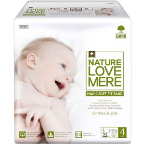 Підгузки NatureLoveMere Magic Soft Fit розмір L 22 шт (8809402093670) ТОП в Рівному