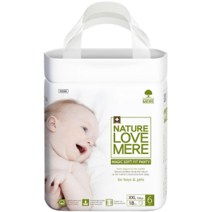 Підгузки-трусики NatureLoveMere Magic Soft Fit розмір XXL 18 шт (8809402093717) ТОП в Рівному