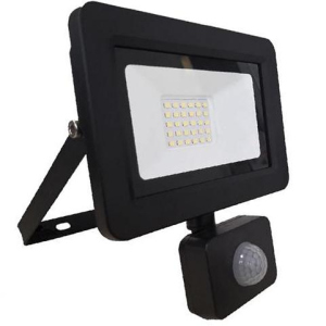 Прожектор світлодіодний LED Horoz Electric ASLAN/S-30 30W 6400K з датчиком руху IP65 068-011-0030 краща модель в Рівному