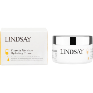 Зволожуючий крем для обличчя Lindsay Vitamin Moisture Cream 100 г (8809504740519) ТОП в Рівному