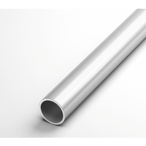 Труба алюмінієва кругла Segreto анодована срібло 15х2 мм, 1м (уп., 10шт) краща модель в Рівному